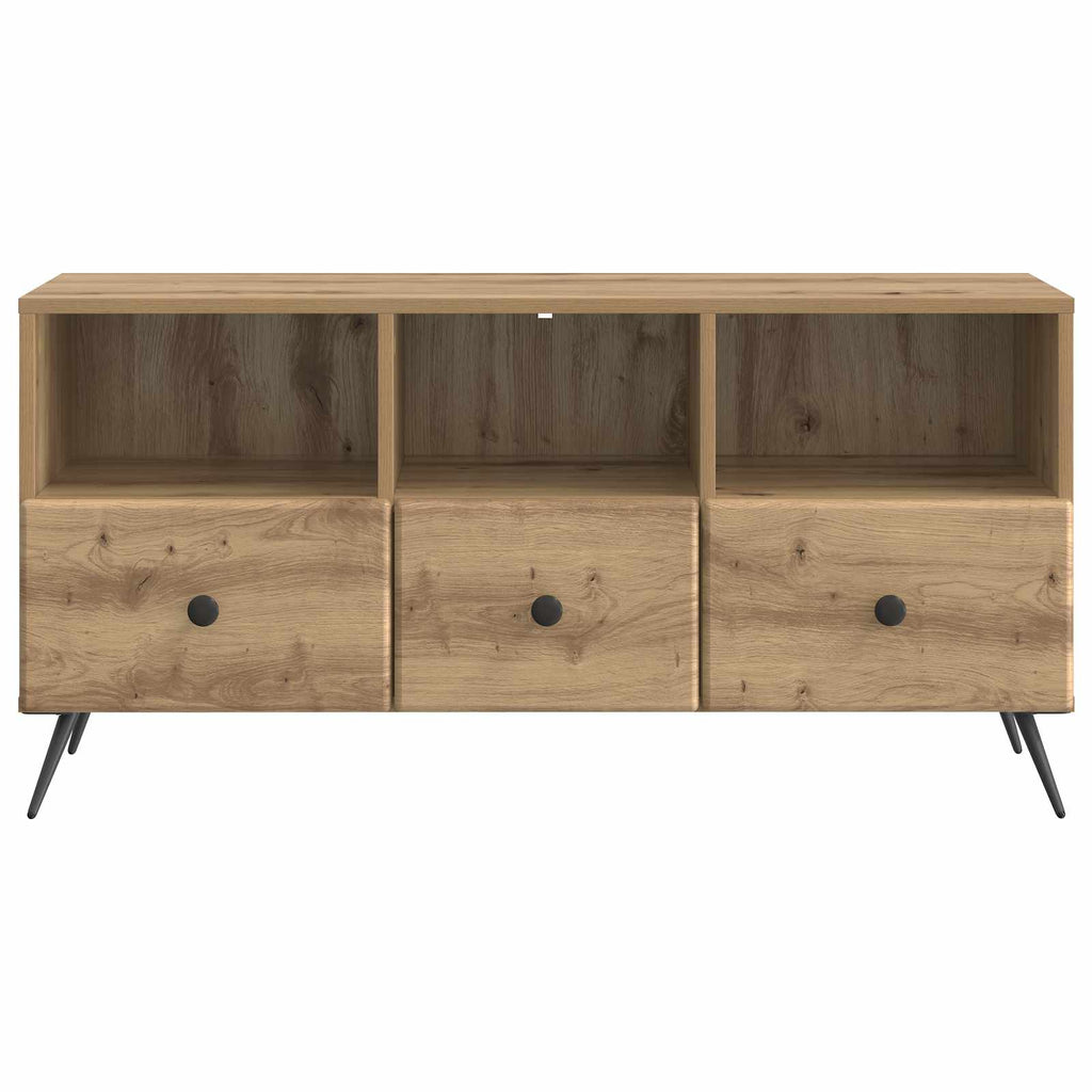 Mobile TV con cassetto Rovere Artigianale 102 x 34,5 x 50 cm