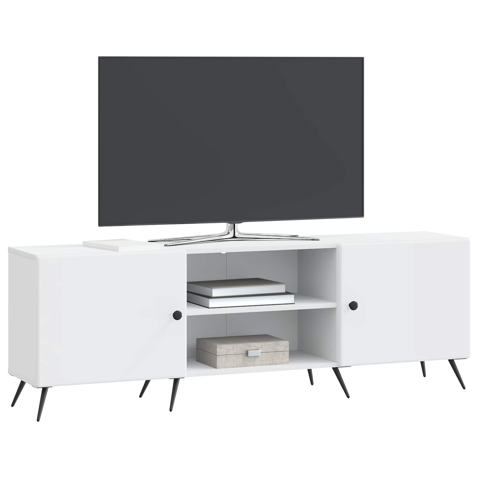 Mobile TV Bianco 150 x 31 x 50 cm Legno ingegnerizzato