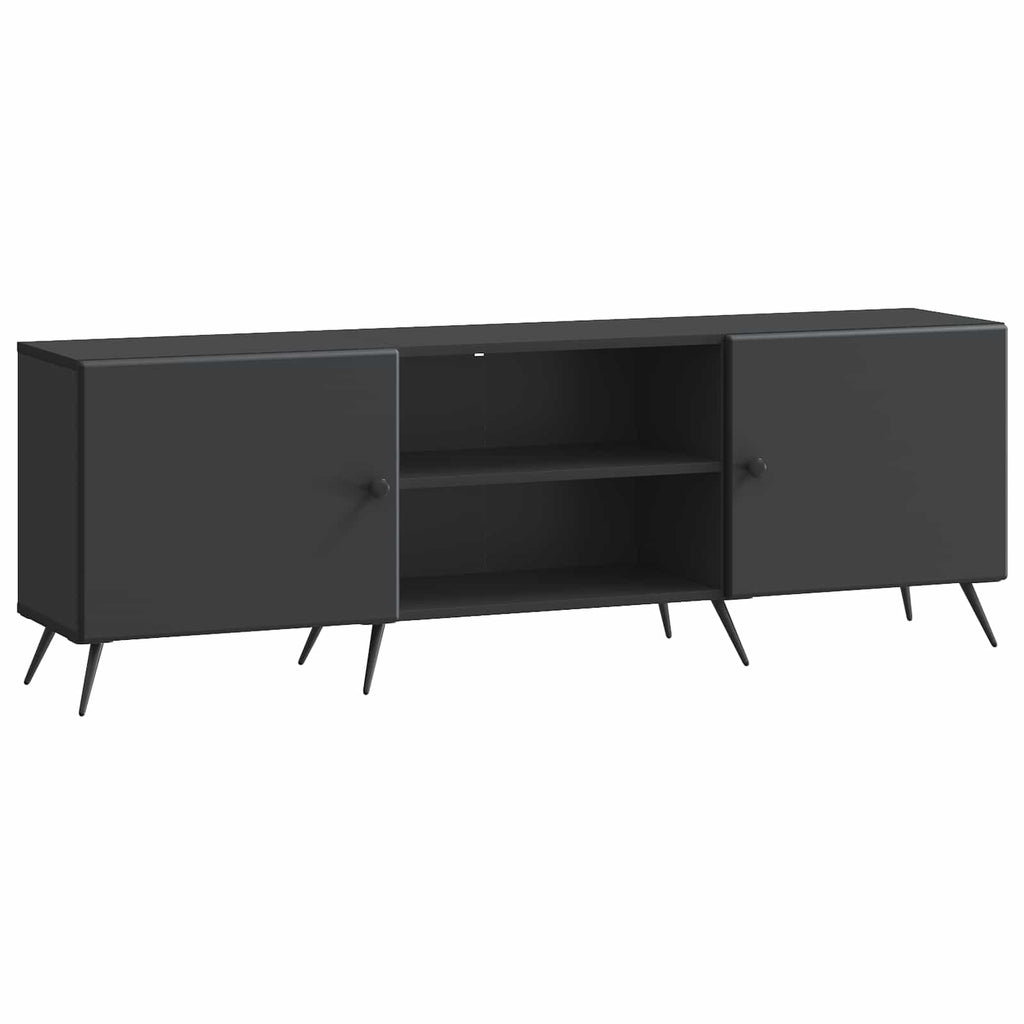 Mobile TV Nero 150 x 31 x 50 cm Legno ingegnerizzato