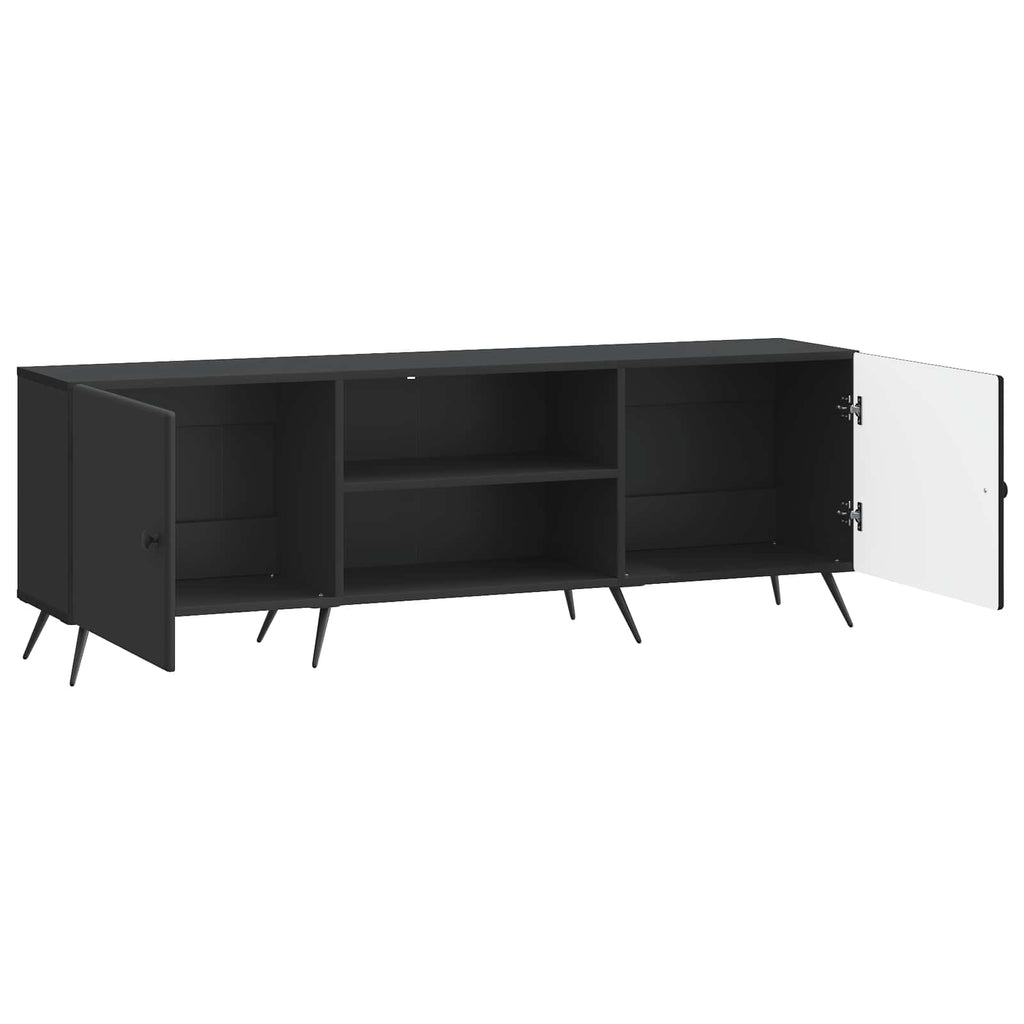 Mobile TV Nero 150 x 31 x 50 cm Legno ingegnerizzato