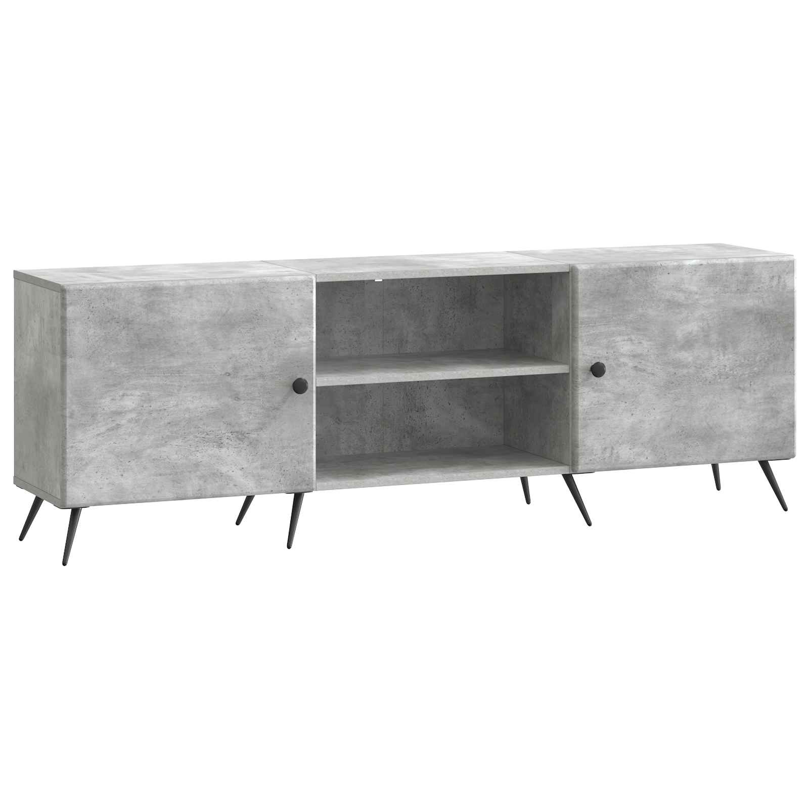 Mobile TV Grigio Cemento 150 x 31 x 50 cm Legno ingegnerizzato