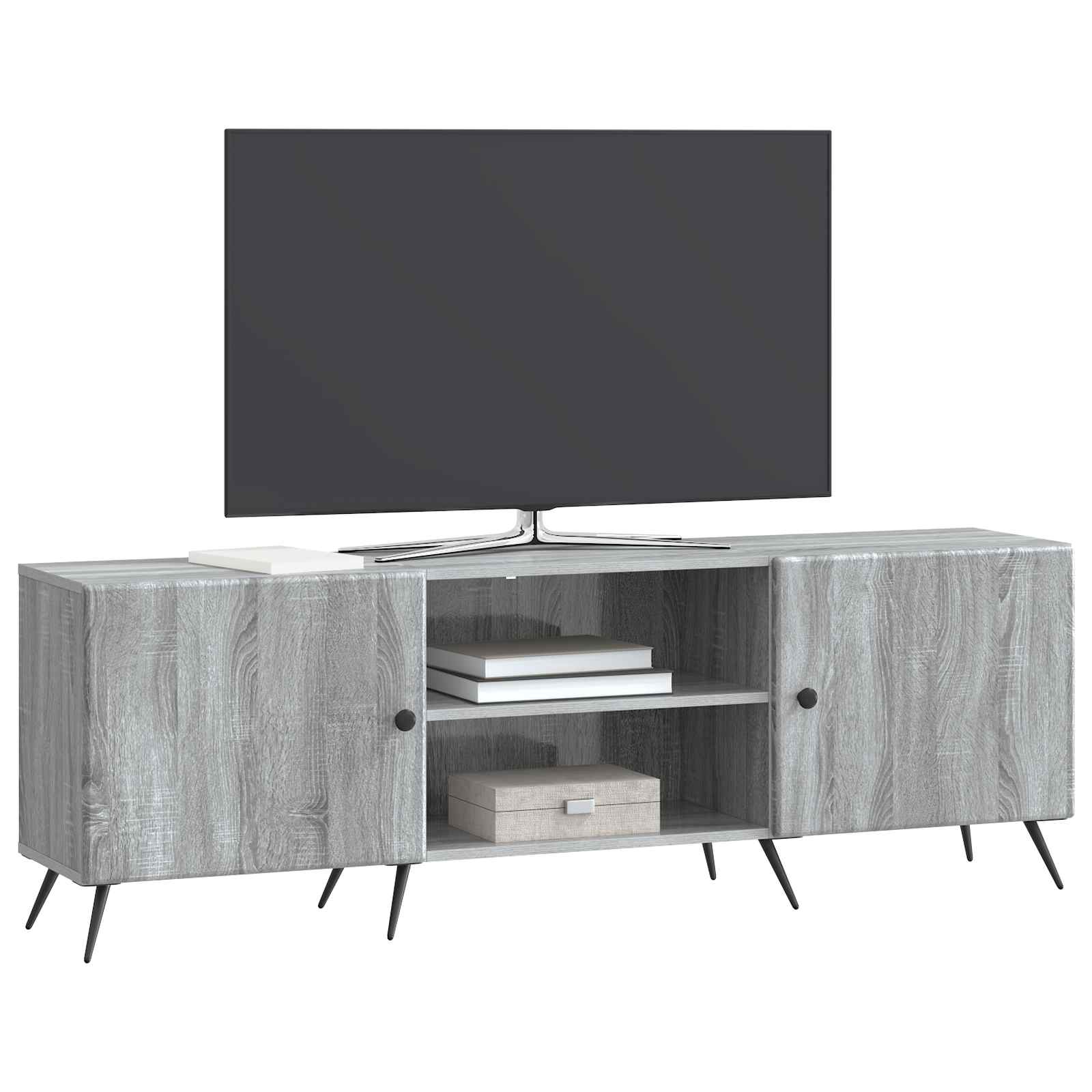 Mobile TV 150 x 31 x 50 cm Grigio Sonoma Legno ingegnerizzato