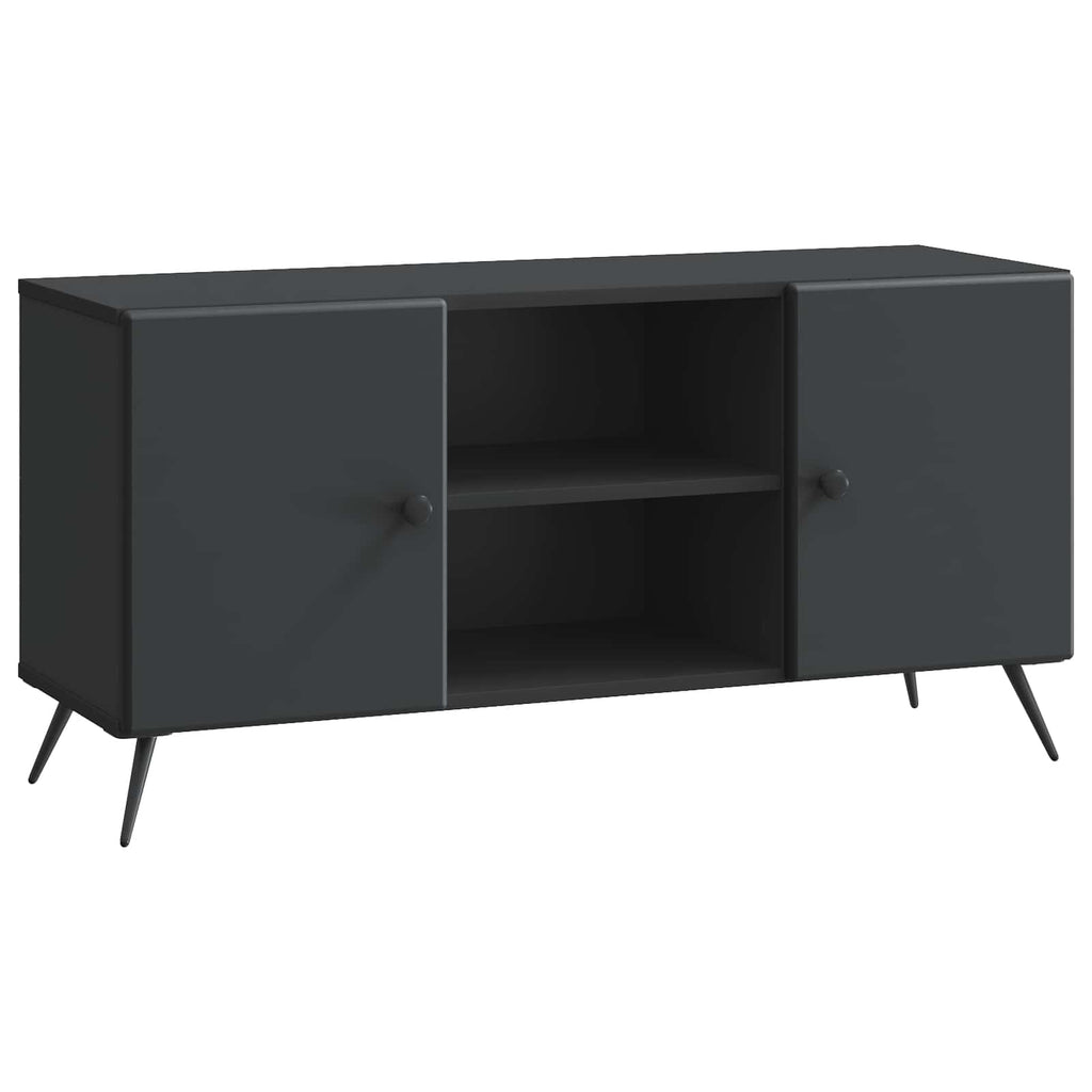 Mobile TV Nero 102 x 34,5 x 50 cm Legno ingegnerizzato