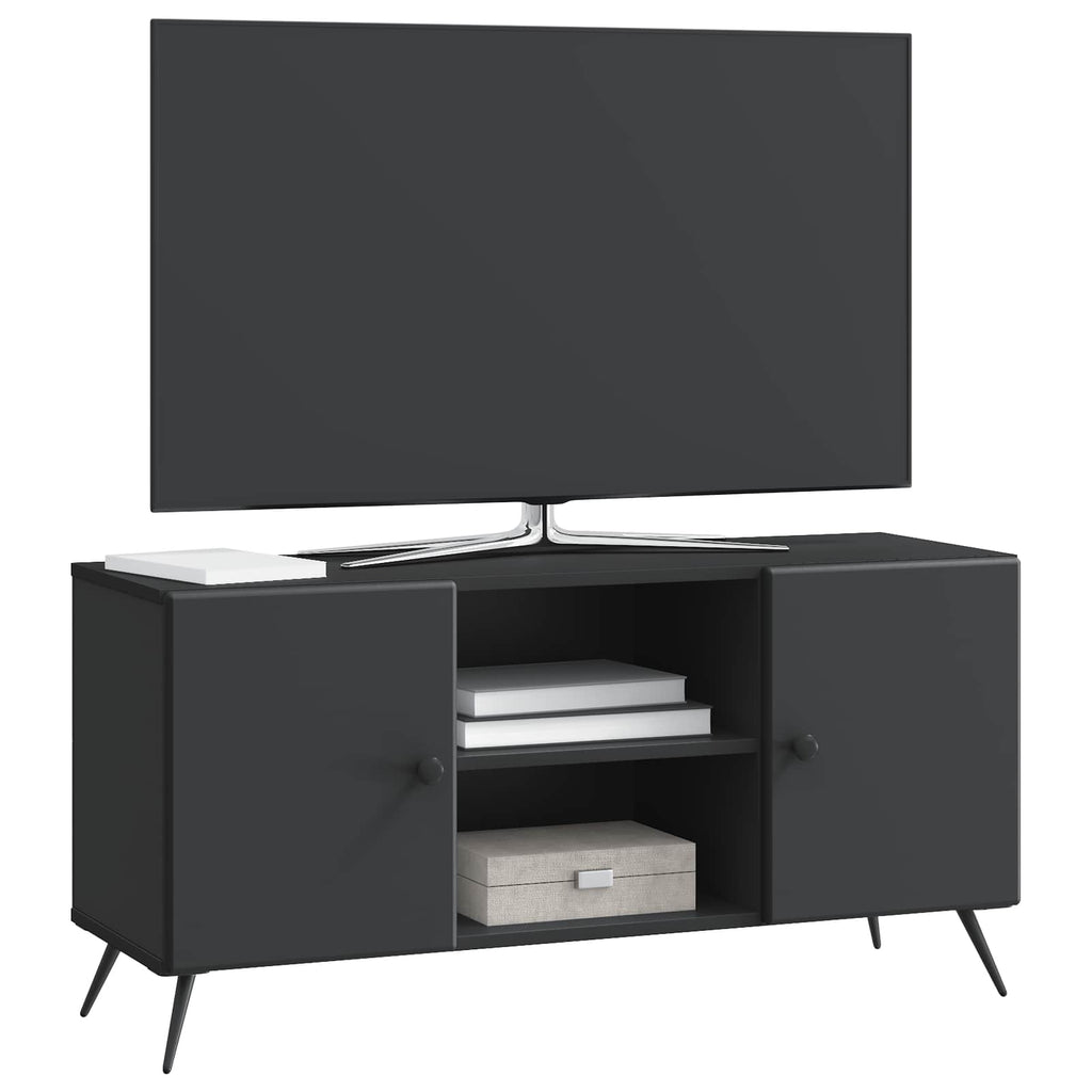 Mobile TV Nero 102 x 34,5 x 50 cm Legno ingegnerizzato