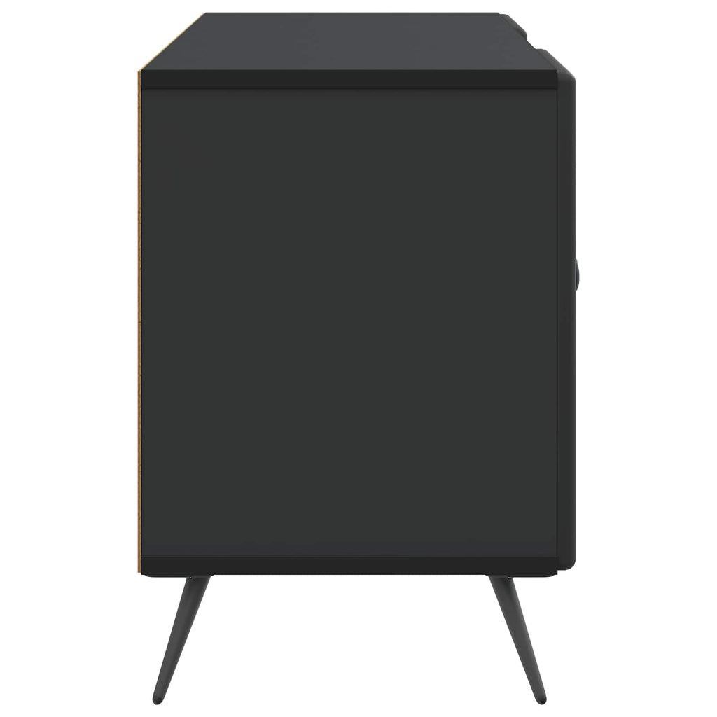 Mobile TV Nero 102 x 34,5 x 50 cm Legno ingegnerizzato