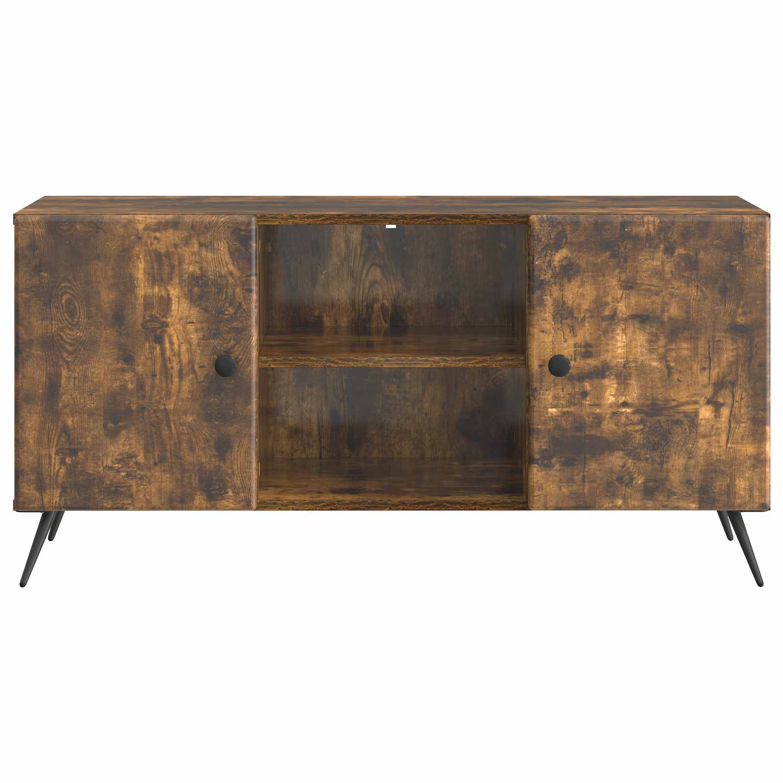 Mobile TV Rovere Fumo 102 x 34,5 x 50 cm Legno ingegnerizzato