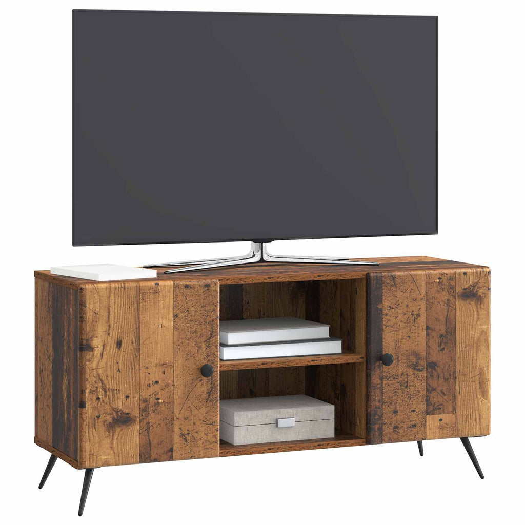 Mobile TV Legno antico 102 x 34,5 x 50 cm Legno ingegnerizzato