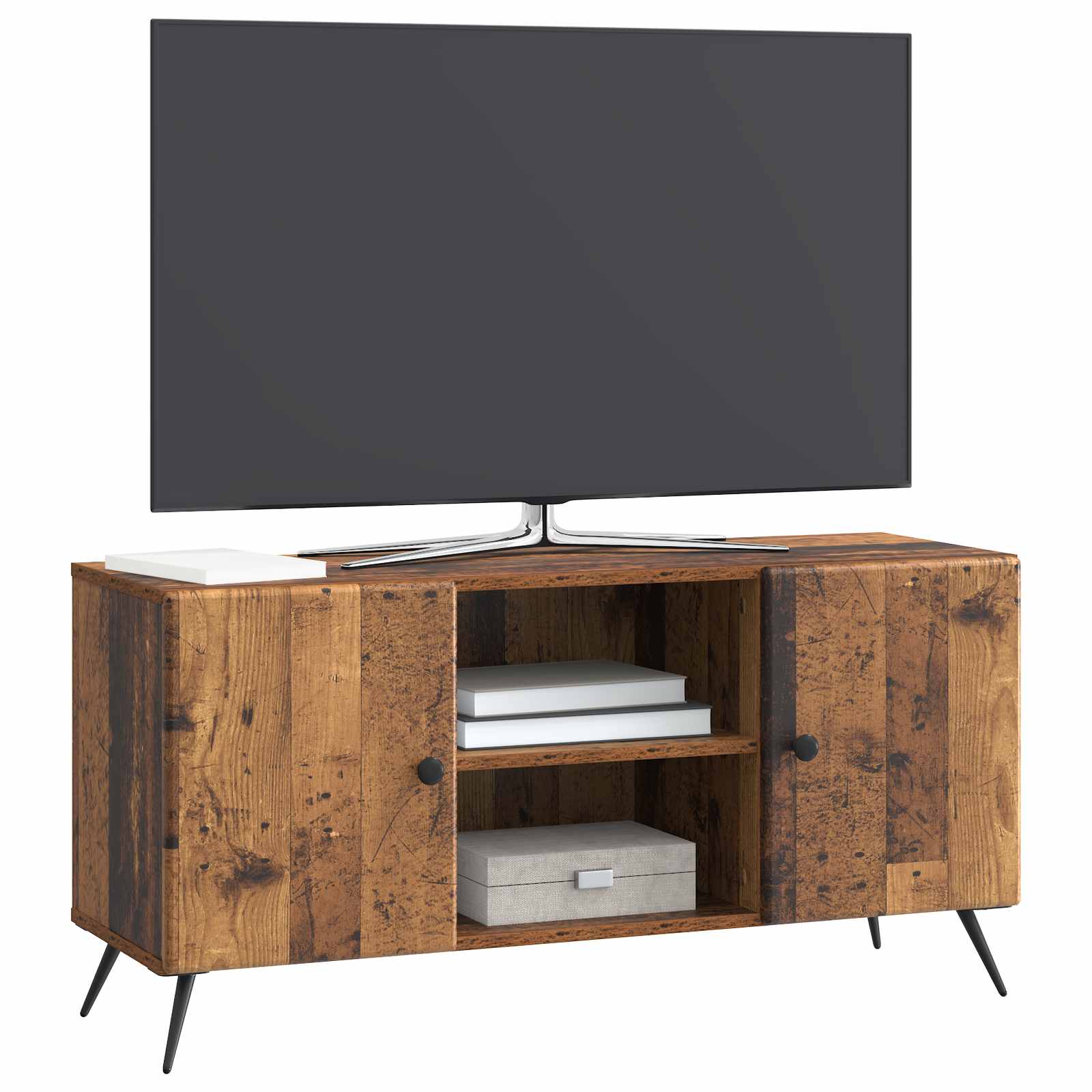 Mobile TV Legno antico 102 x 34,5 x 50 cm Legno ingegnerizzato