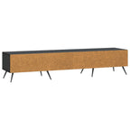 Mobile TV Nero 147 x 34,5 x 30 cm Legno ingegnerizzato