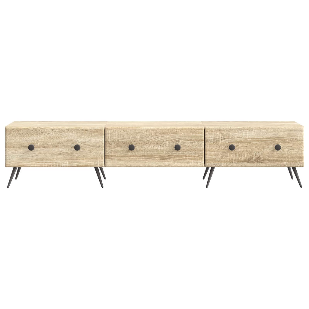 Mobile TV Rovere Sonoma 147 x 34,5 x 30 cm Legno ingegnerizzato