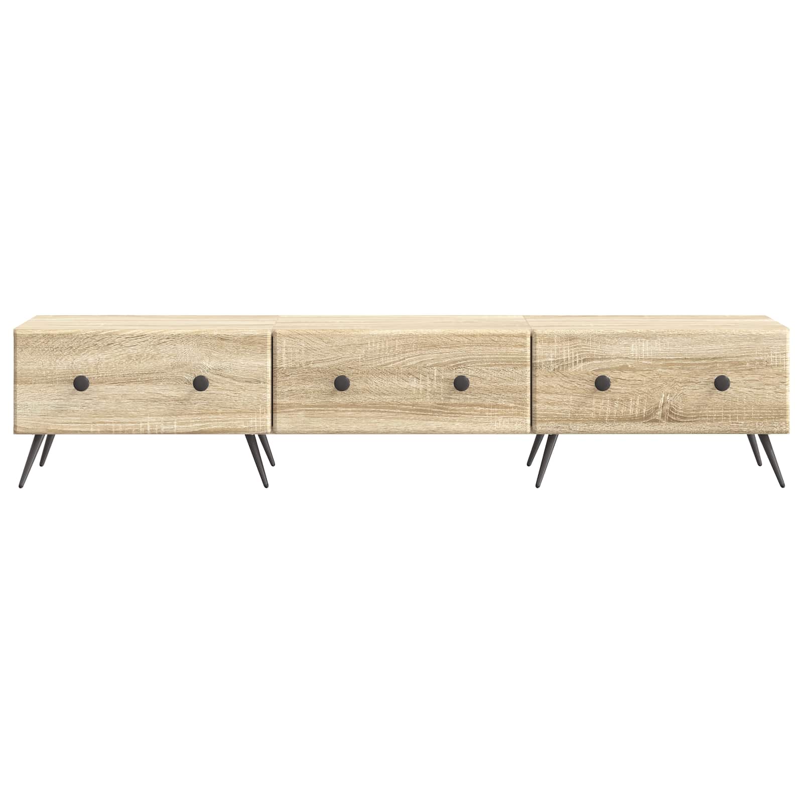 Mobile TV Rovere Sonoma 147 x 34,5 x 30 cm Legno ingegnerizzato