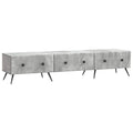Mobile TV con cassetto Grigio Cemento 147 x 34,5 x 30 cm