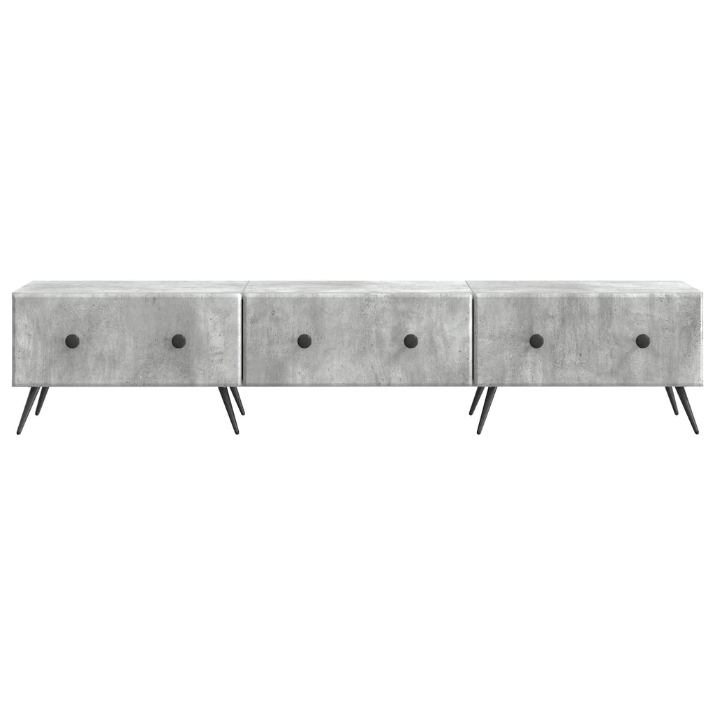 Mobile TV con cassetto Grigio Cemento 147 x 34,5 x 30 cm