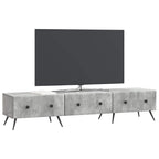 Mobile TV con cassetto Grigio Cemento 147 x 34,5 x 30 cm