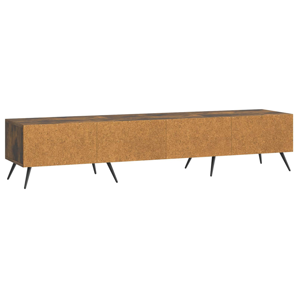 Mobile TV Rovere Fumo 147 x 34,5 x 30 cm Legno ingegnerizzato