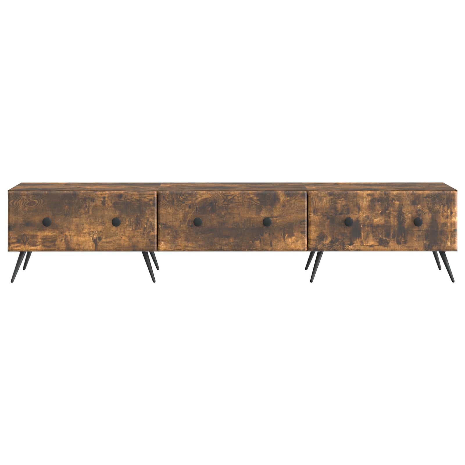 Mobile TV Rovere Fumo 147 x 34,5 x 30 cm Legno ingegnerizzato