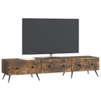 Mobile TV Rovere Fumo 147 x 34,5 x 30 cm Legno ingegnerizzato