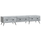 Mobile TV Grigio Sonoma 147 x 34,5 x 30 cm Legno ingegnerizzato