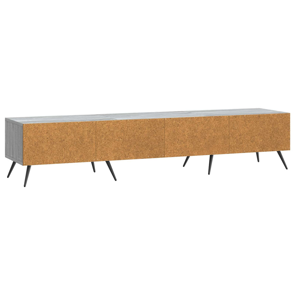 Mobile TV Grigio Sonoma 147 x 34,5 x 30 cm Legno ingegnerizzato