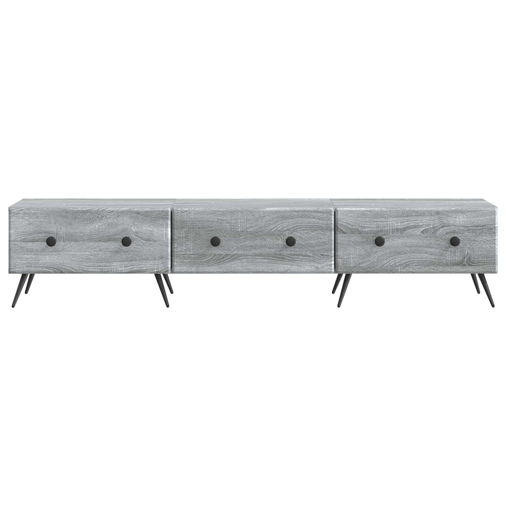 Mobile TV Grigio Sonoma 147 x 34,5 x 30 cm Legno ingegnerizzato
