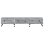 Mobile TV Grigio Sonoma 147 x 34,5 x 30 cm Legno ingegnerizzato