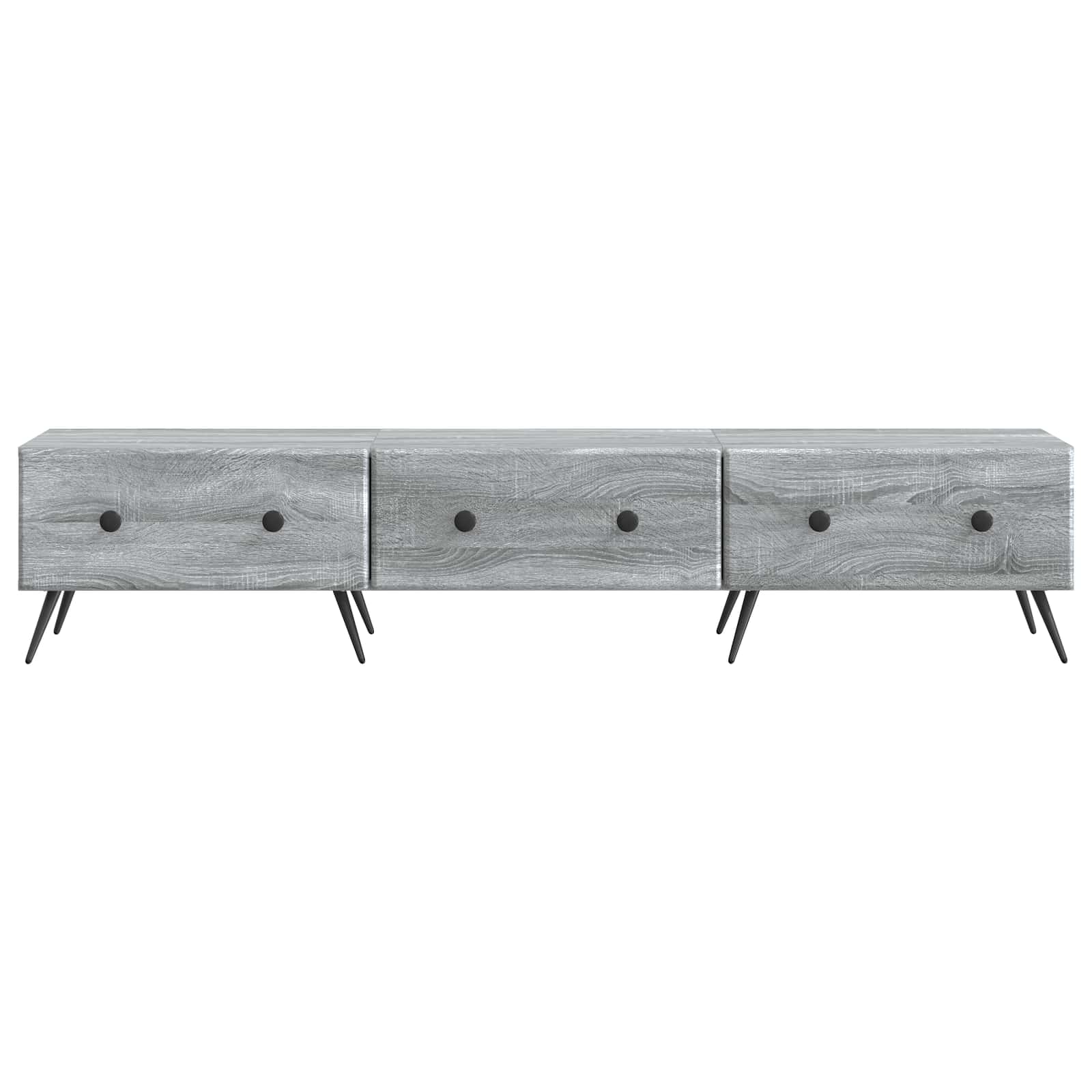 Mobile TV Grigio Sonoma 147 x 34,5 x 30 cm Legno ingegnerizzato