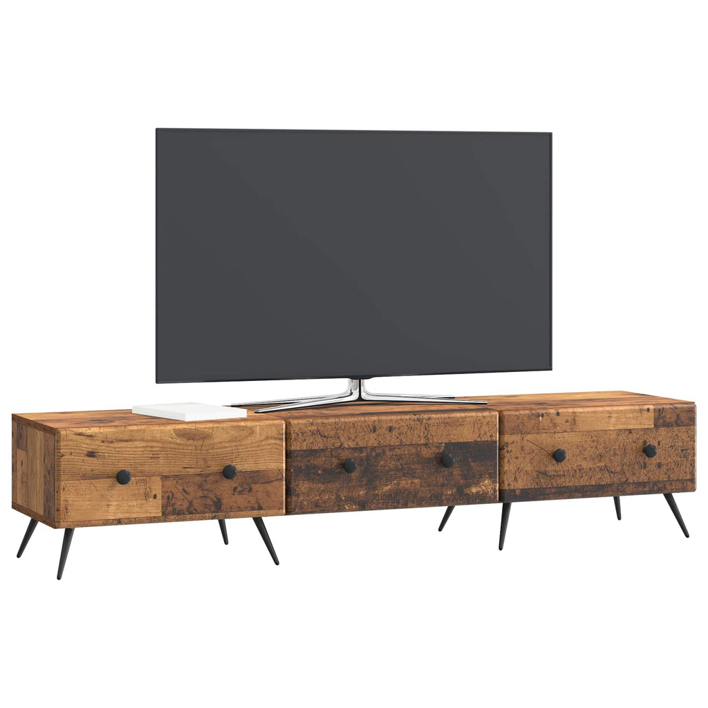 Mobile TV Legno antico 147 x 34,5 x 30 cm Legno ingegnerizzato