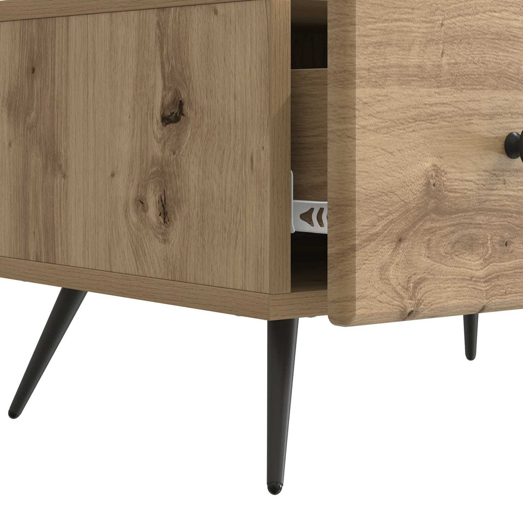 Mobile TV con cassetto Rovere Artigianale 147 x 34,5 x 30 cm