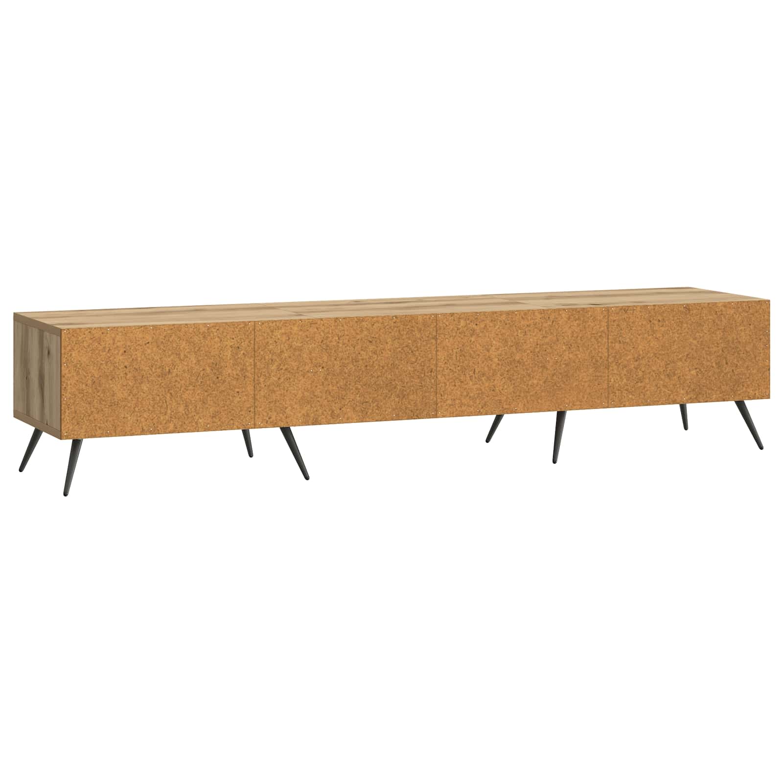Mobile TV con cassetto Rovere Artigianale 147 x 34,5 x 30 cm