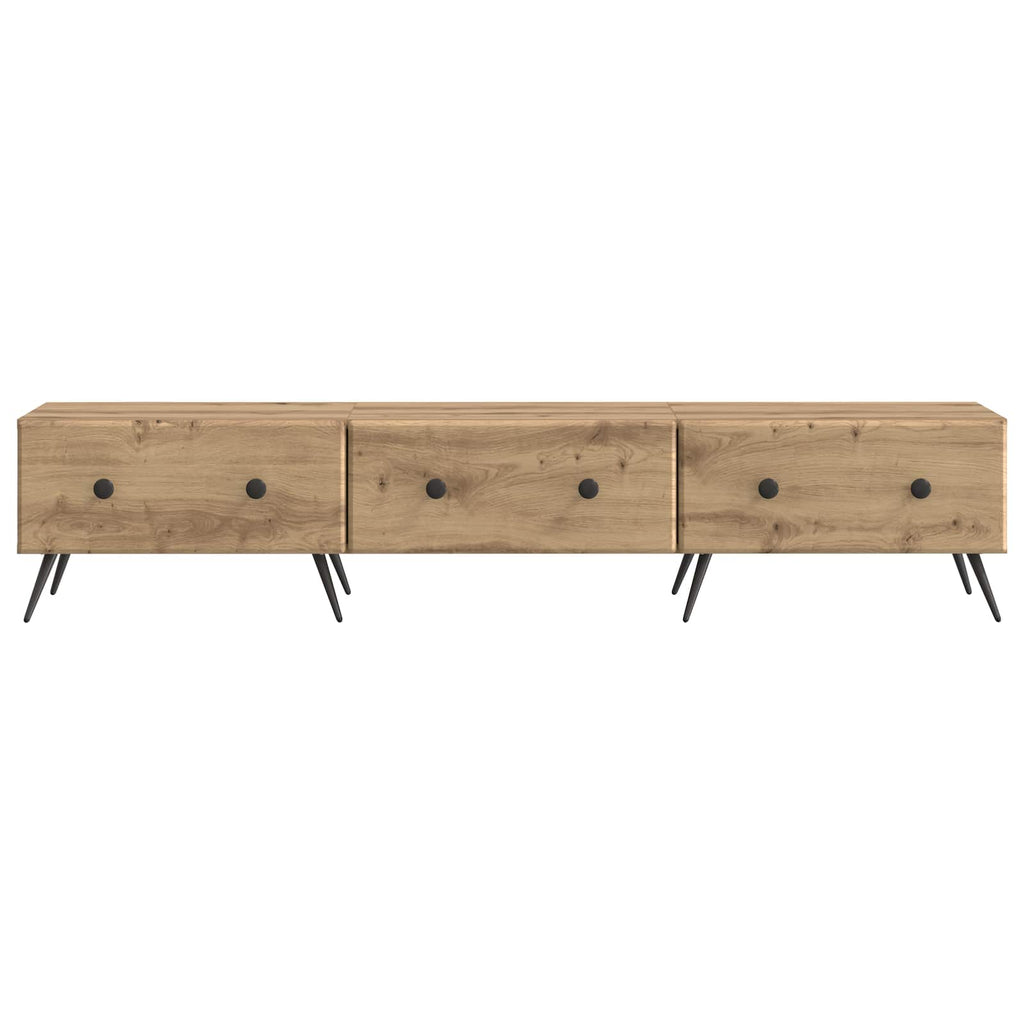 Mobile TV con cassetto Rovere Artigianale 147 x 34,5 x 30 cm