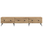 Mobile TV con cassetto Rovere Artigianale 147 x 34,5 x 30 cm