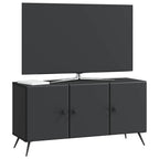 Mobile TV Nero 99 x 34,5 x 50 cm Legno ingegnerizzato