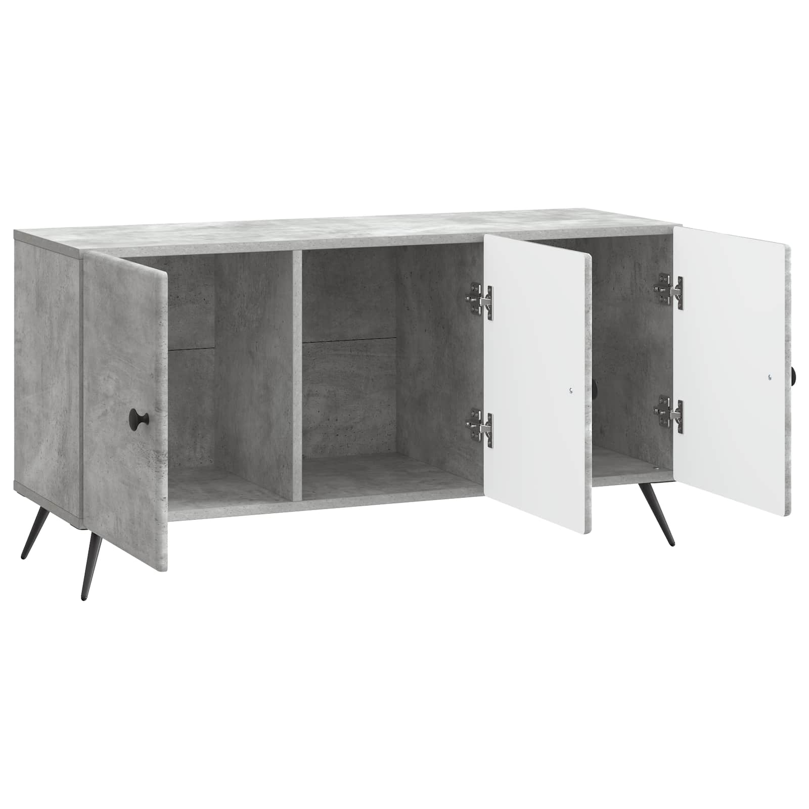 Mobile TV Grigio Cemento 99 x 34,5 x 50 cm Legno ingegnerizzato