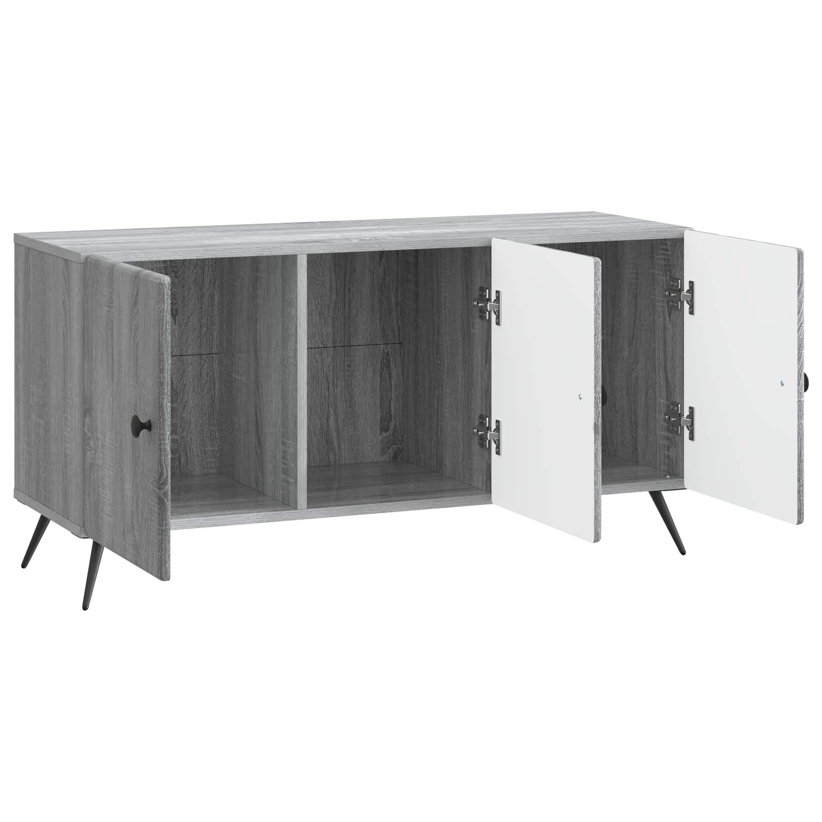 Mobile TV Grigio Sonoma 99 x 34,5 x 50 cm Legno ingegnerizzato