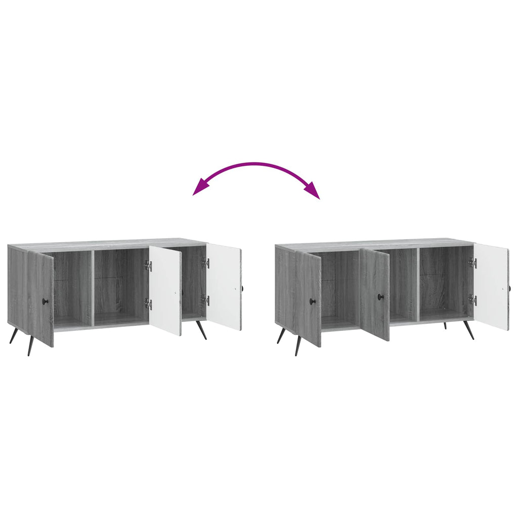 Mobile TV Grigio Sonoma 99 x 34,5 x 50 cm Legno ingegnerizzato