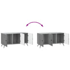 Mobile TV Grigio Sonoma 99 x 34,5 x 50 cm Legno ingegnerizzato