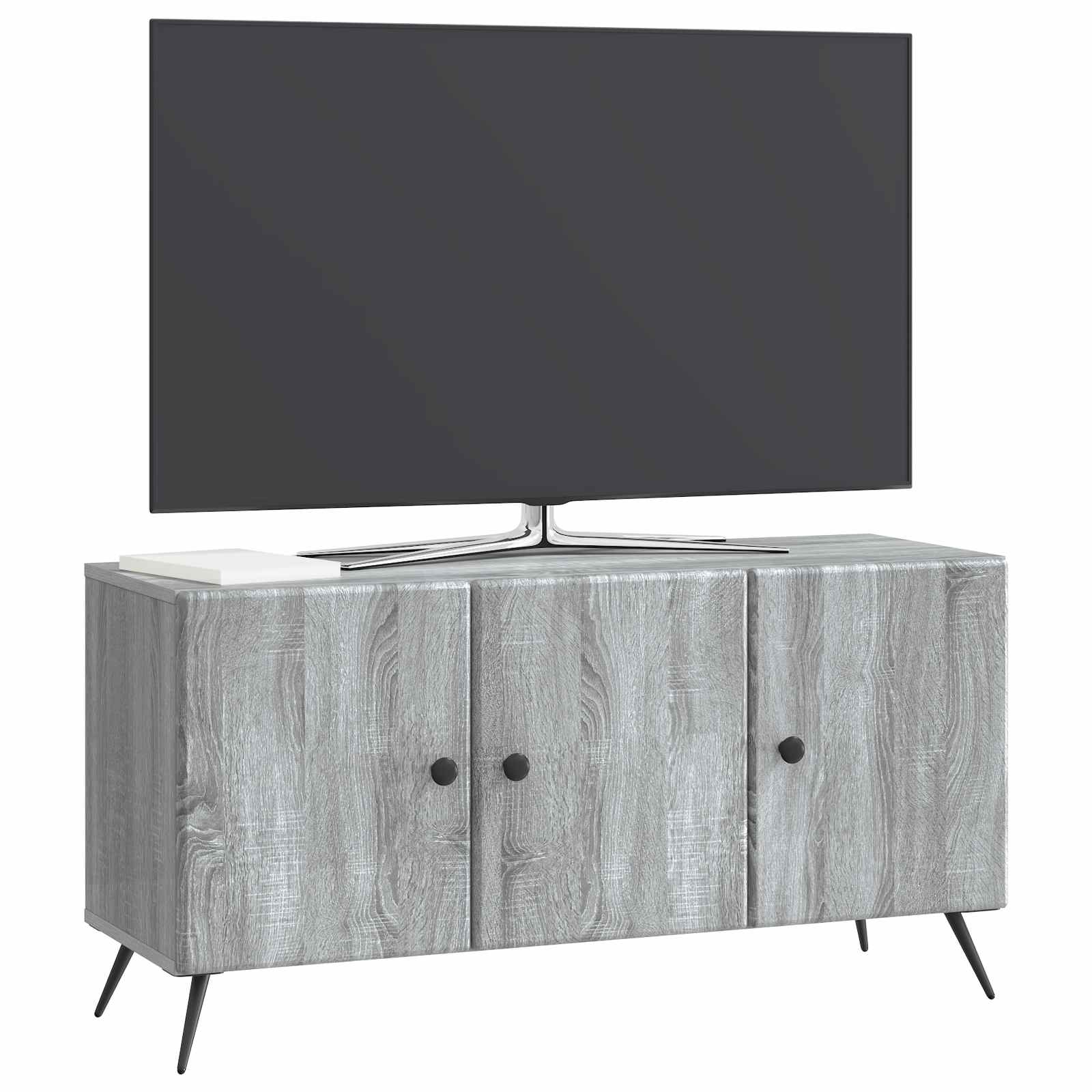 Mobile TV Grigio Sonoma 99 x 34,5 x 50 cm Legno ingegnerizzato