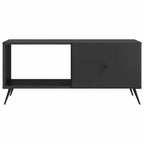 Tavolino da salotto Nero 90 x 50 x 40 cm Legno ingegnerizzato