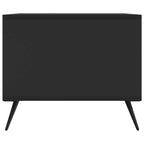 Tavolino da salotto Nero 90 x 50 x 40 cm Legno ingegnerizzato