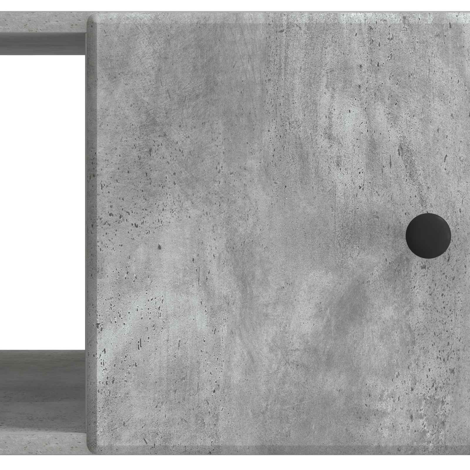 Tavolino da salotto Grigio Cemento 90 x 50 x 40 cm