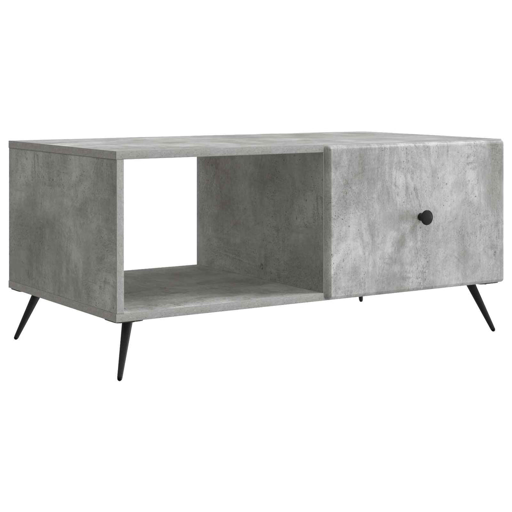 Tavolino da salotto Grigio Cemento 90 x 50 x 40 cm
