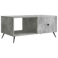 Tavolino da salotto Grigio Cemento 90 x 50 x 40 cm