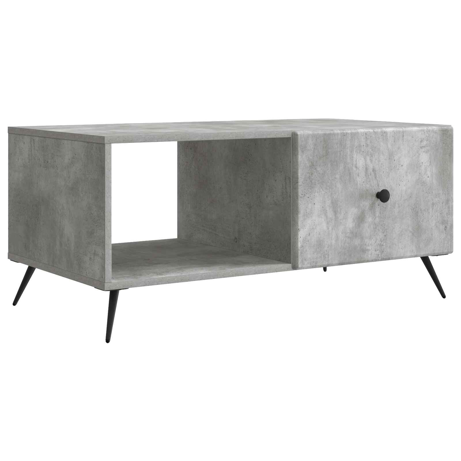 Tavolino da salotto Grigio Cemento 90 x 50 x 40 cm