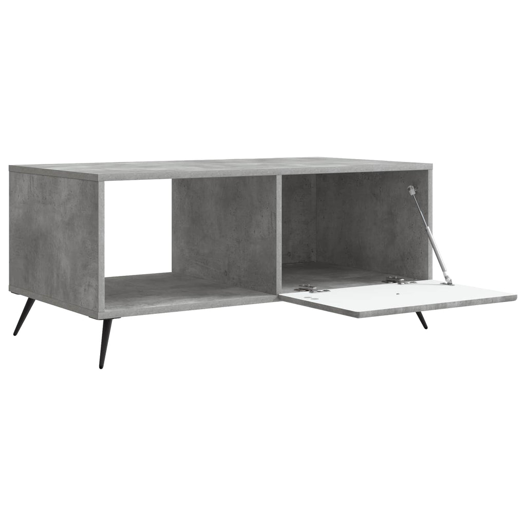Tavolino da salotto Grigio Cemento 90 x 50 x 40 cm