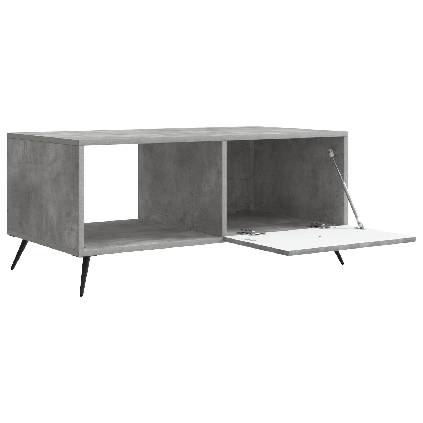Tavolino da salotto Grigio Cemento 90 x 50 x 40 cm