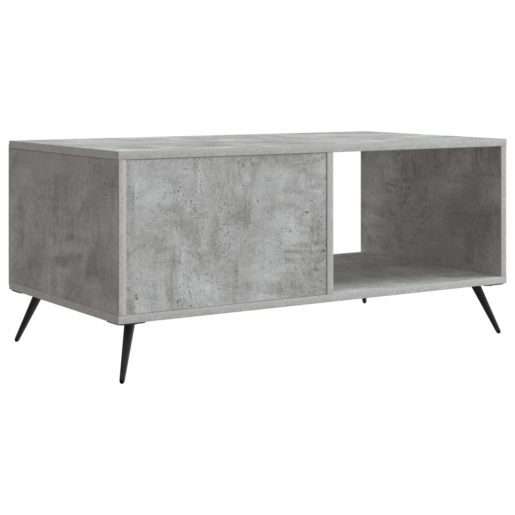 Tavolino da salotto Grigio Cemento 90 x 50 x 40 cm