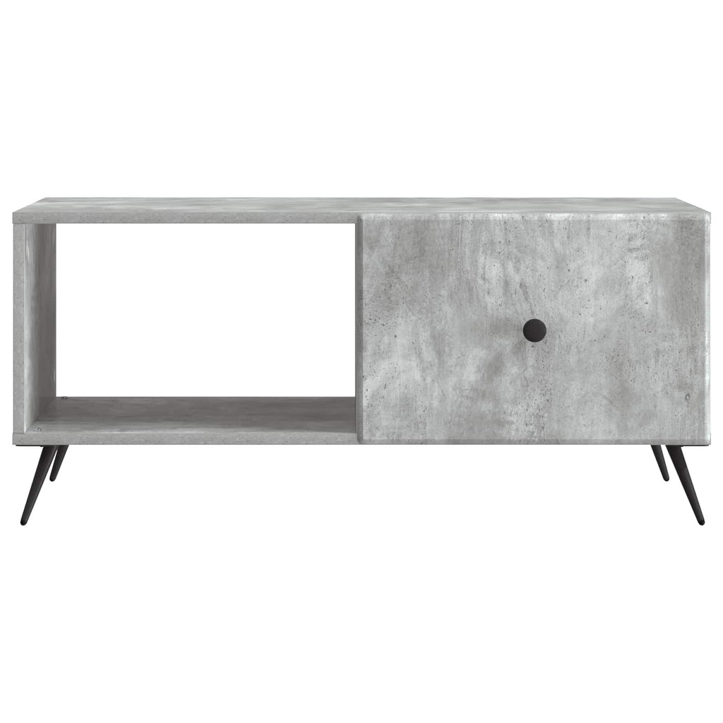 Tavolino da salotto Grigio Cemento 90 x 50 x 40 cm
