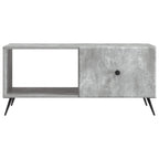 Tavolino da salotto Grigio Cemento 90 x 50 x 40 cm