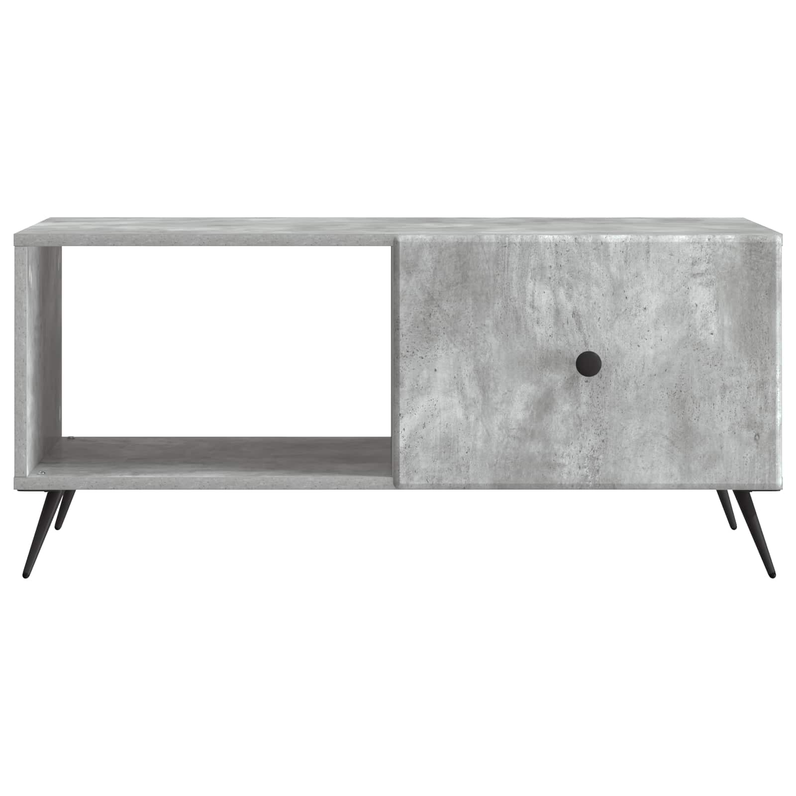 Tavolino da salotto Grigio Cemento 90 x 50 x 40 cm