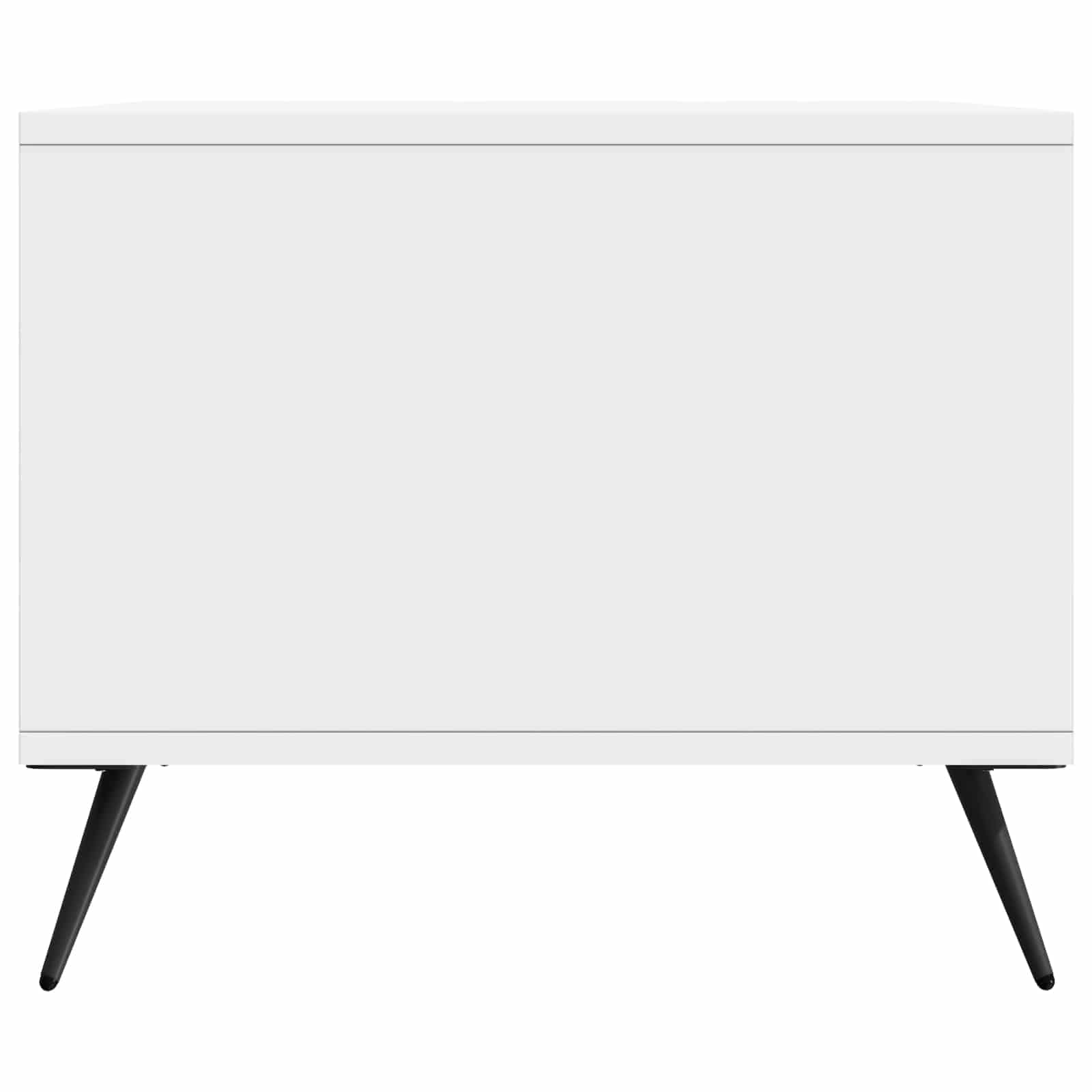 Tavolino da salotto Bianco Lucido 90 x 50 x 40 cm